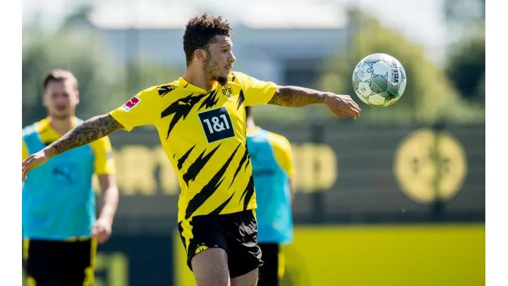 Sancho se marchó del City para jugar en Borussia Dortmund
