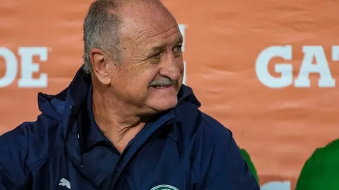 Scolari en la banca del Palmeiras