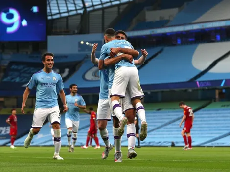 El golazo de Philip Foden al campeón Liverpool