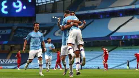 Golazo del City al Liverpool.