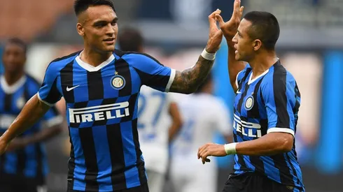 Lautaro y Alexis contra Brescia.