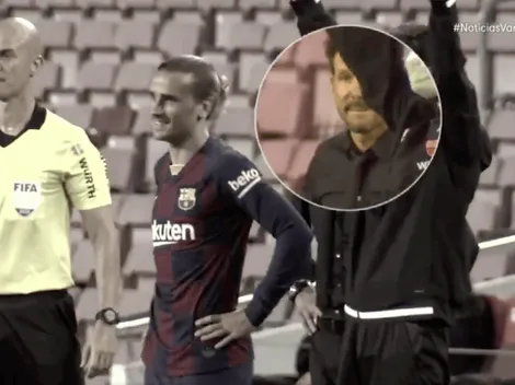 Video: La increíble reacción de Simeone al ingreso de Griezmann