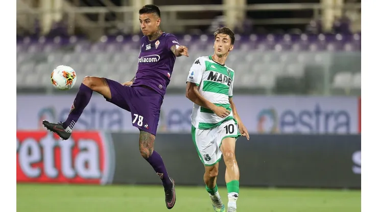 Erick Pulgar ante Sassuolo.