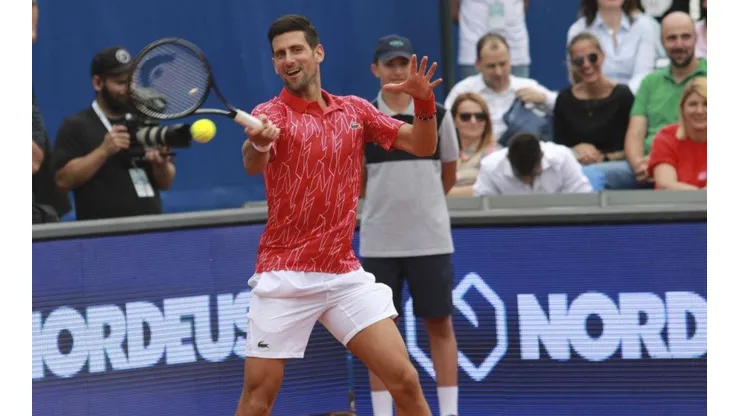 Novak Djokovic donó dinero a una ciudad afectada por el coronavirus