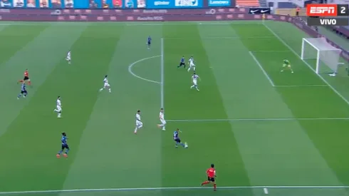 Alexis Sánchez se puso con un gran centro para el 1-0 del Inter