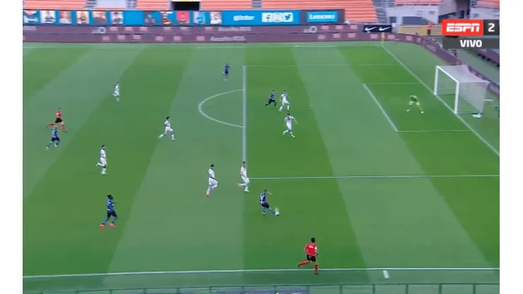 Alexis Sánchez se puso con un gran centro para el 1-0 del Inter