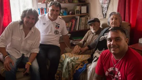 Luis Fernando Araya visitado por el Club Social de Colo Colo