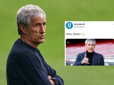 ¡No hay respeto! Feroz troleo de sitio de empleos a Quique Setién