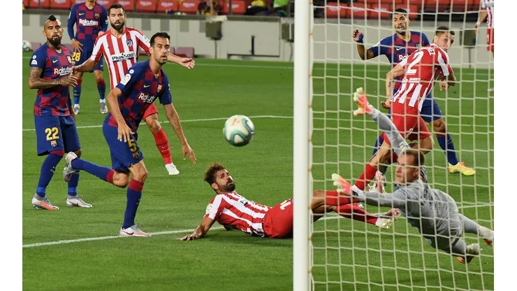 Vidal y Barcelona frente al Atlético Madrid.