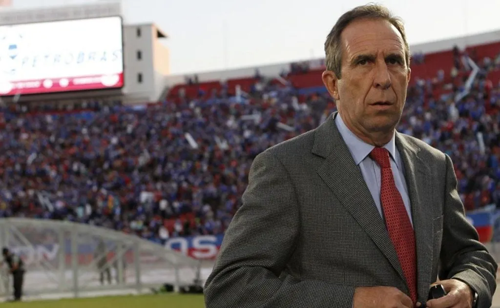 Pelusso en 2010 como DT de la U.