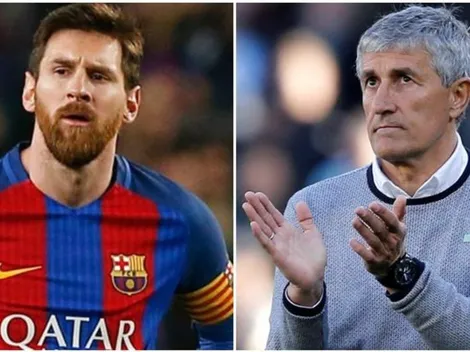 Setién justifica a Messi tras desprecio a su ayudante técnico