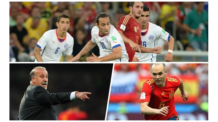 En España recuerdan los duelos ante Chile en los mundiales de Sudáfrica y Brasil.