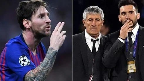 Durante una pausa de hidratación la pulga ignoró deliberadamente las instrucciones del segundo de Setién.