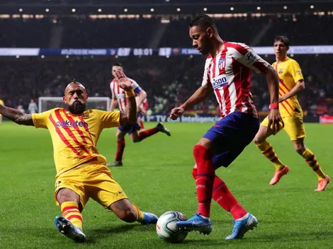 Partidazo en España: Dónde ver Barcelona de Vidal vs Atlético Madrid