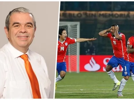 Video: El eufórico festejo de Aldo Rómulo en la Copa América 2015