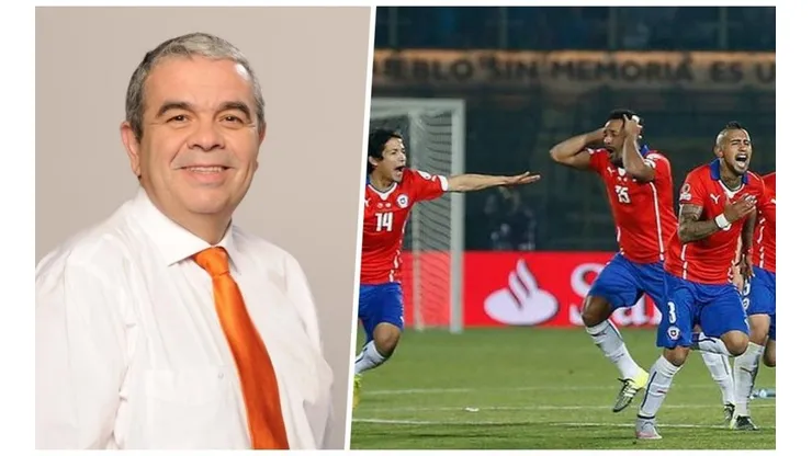 El comentarista deportivo es recordado por su particular festejo al título de Chile en la Copa América 2015.