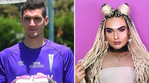 El portero de la UC Matías Dituro se unió a las conmemoraciones del orgullo LGTBIQ+