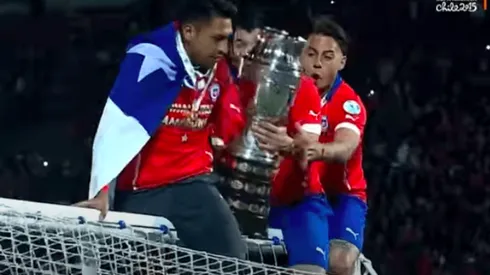 Gary Medel casi deja caer la Copa América en plena celebración