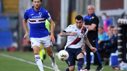 Medel fue titular en la victoria de Bologna sobre Sampdoria.