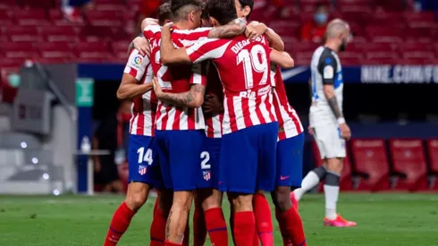 Atlético Madrid celebró en casa ante Alavés por la Liga