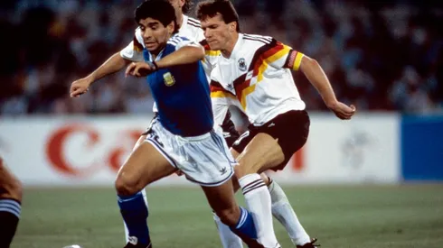 Maradona y Matthaus, el tremendo choque que se dio en los 90'.
