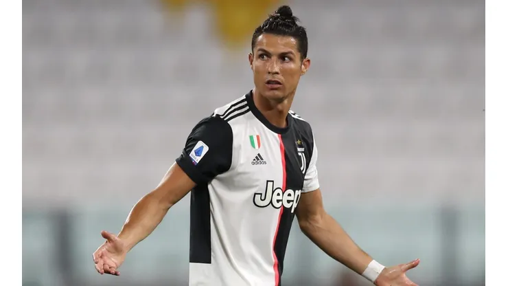 Cristiano Ronaldo ante el Lecce