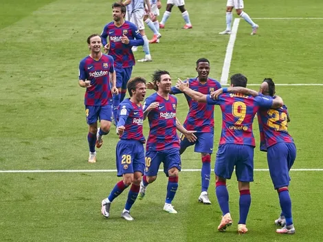 Doblete: otro golazo de Luis Suárez contra Celta