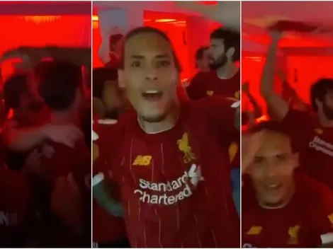 Robertson sube un video de la íntima celebración del Liverpool