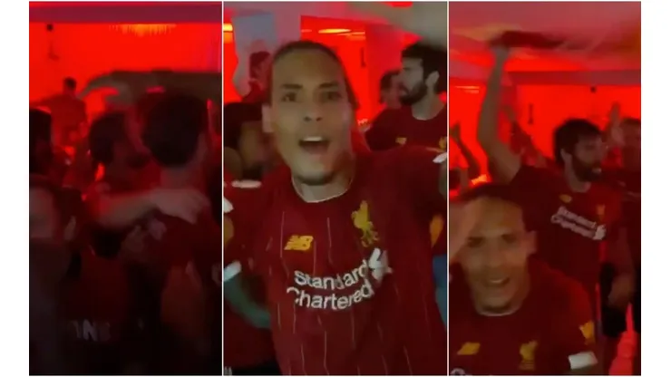 Celebración del Liverpool