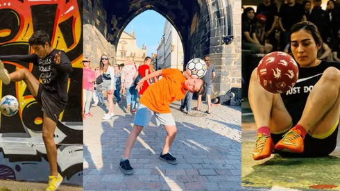 amara Amigo, Dylan Salazar y Gianluca Bravo se lucen en RedGol en otra previa del Red Bull Street Style.