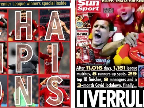 Liverpool se toma todas las portadas internacionales