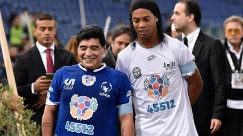Maradona y Ronaldinho pueden encontrarse en Gimnasia.