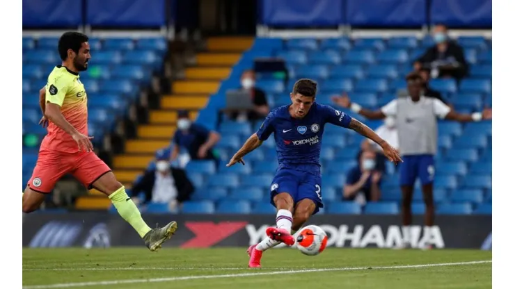 Christian Pulisic marcó un golazo para Chelsea ante el City