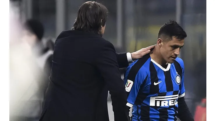 Conte y Alexis en Inter.