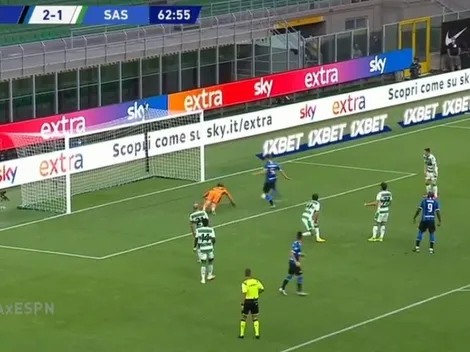 Para blooper del año: el gol que se pierde Gagliardini solo