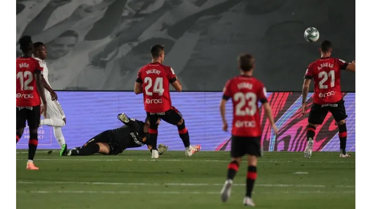 Vinicius marcó el gol de Real Madrid ante Real Mallorca
