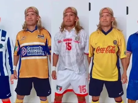 Luis Hernández se emocionó al usar todas sus camisetas en Tik Tok