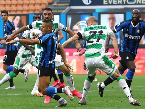 Alexis aporta pero Conte lo saca e Inter se va al tacho