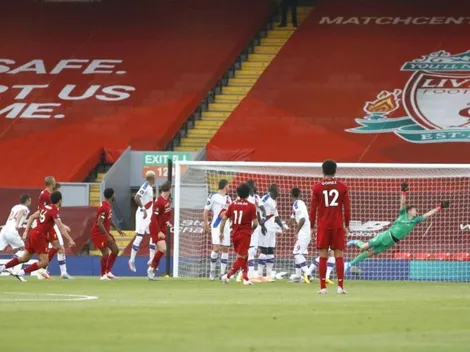 Video | Golazo de tiro libre de Alexander-Arnold para Liverpool