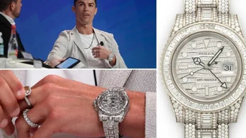 La primera vez que CR7 fue visto en público con el Rolex fue en la Dubai International Sport Conference en diciembre de 2019.