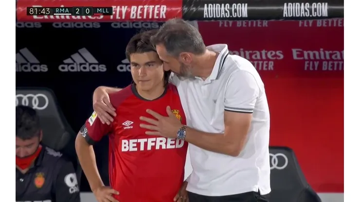 El debut de Luka Romero.
