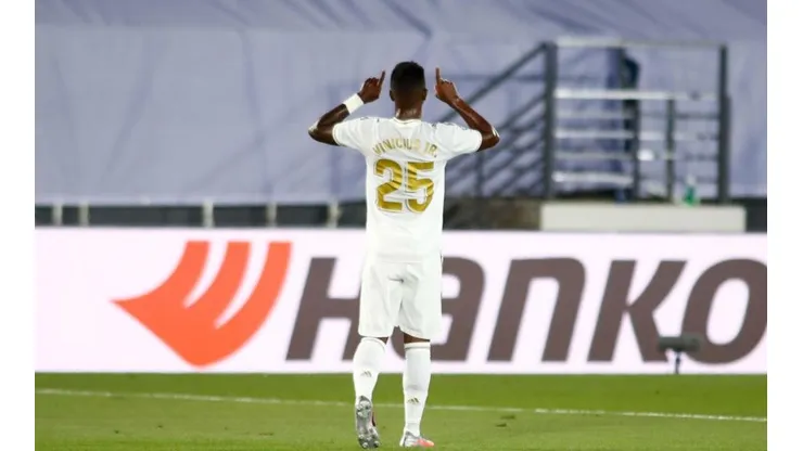 Vinicius Junior marcó el tanto polémico de Real Madrid