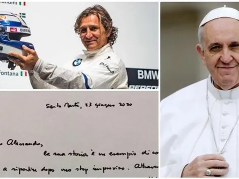 Papa Francisco envía carta a Zanardi tras brutal accidente