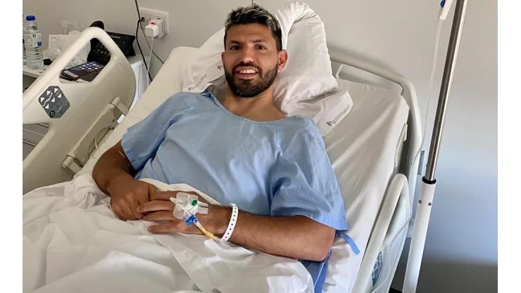 Agüero iniciará su recuperación de menisco.