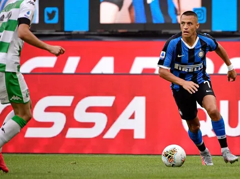 En vivo: Inter lo da vuelta con asistencia de Alexis