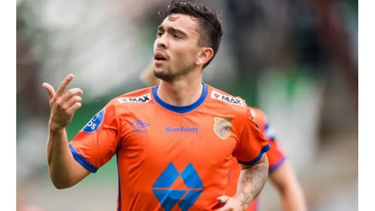 Niklas Castro demostró su poder goleador en Noruega