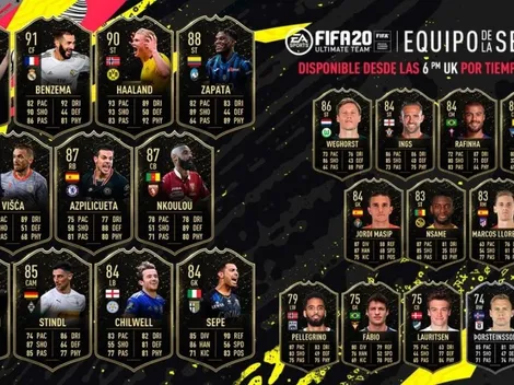 Mira el equipo del regreso del TOTW del FUT de FIFA 20