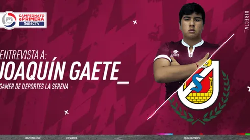 Joaquín Gaete quiere ganar la ePrimera