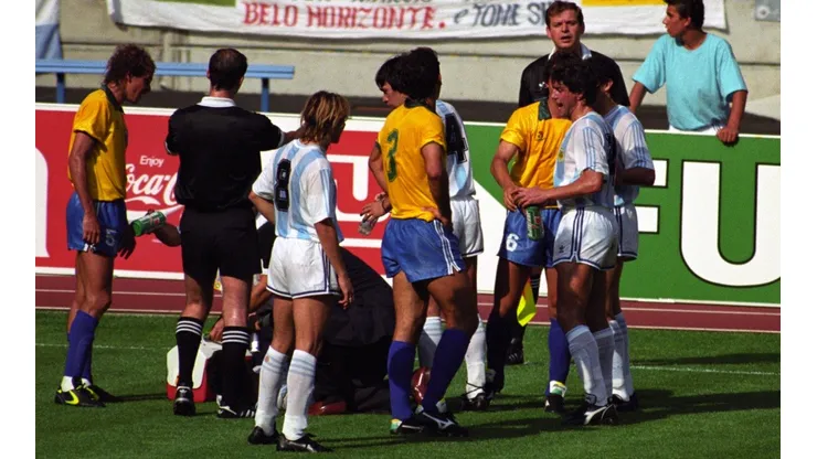 Brasil y Argentina se enfrentan en los octavos de final del Mundial 1990