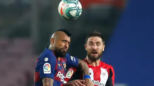 Arturo Vidal ante el Athletic de Bilbao